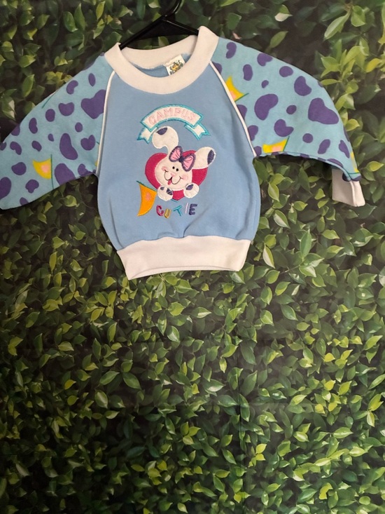 cuties by judy Other - Cute Bunny Graphic Pullover Sweatshirt for Kids - Light Blue & Purple